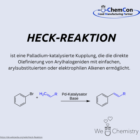 Schematische Darstellung der Heck-Reaktion