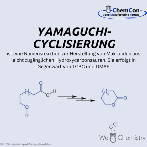 Schematische Darstellung der Yamaguchi-Cyclisierung