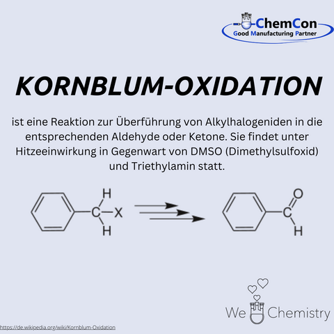 Schematische Darstellung der Kornblum Oxidation