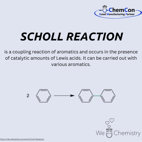 Schematic representation of the Scholl reaction