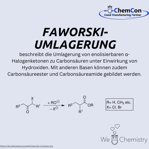 Schematische Darstellung der Faworski-Umlagerung